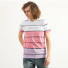 Men Striped Round Neck T-Shirt