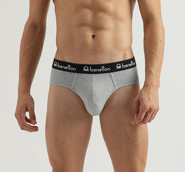 Pack of 2 Solid Colour Low Rise Briefs