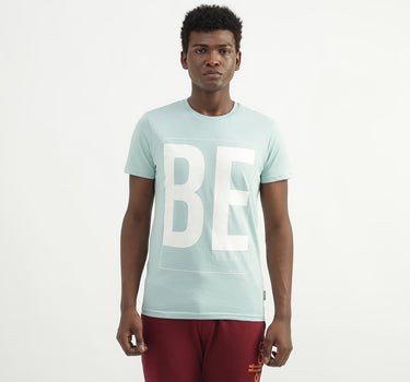 Cotton Printed Round Neck Mens T-shirts