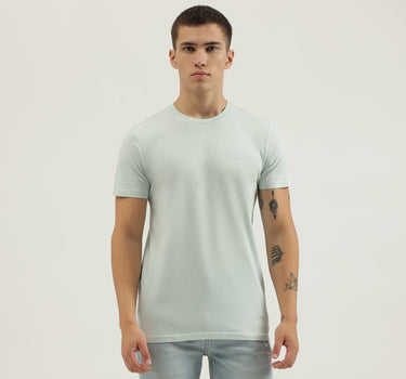 Regular Fit Round Neck Solid T-shirts