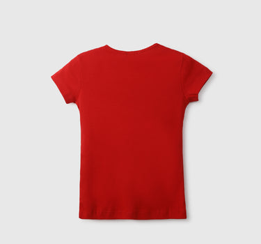 Girls Brand Logo Top