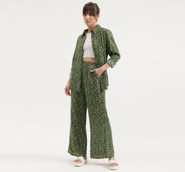 Printed Regular Fit Trousers