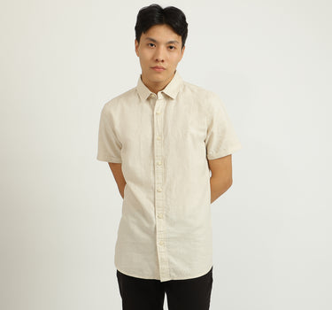 Cream Linen Shirt