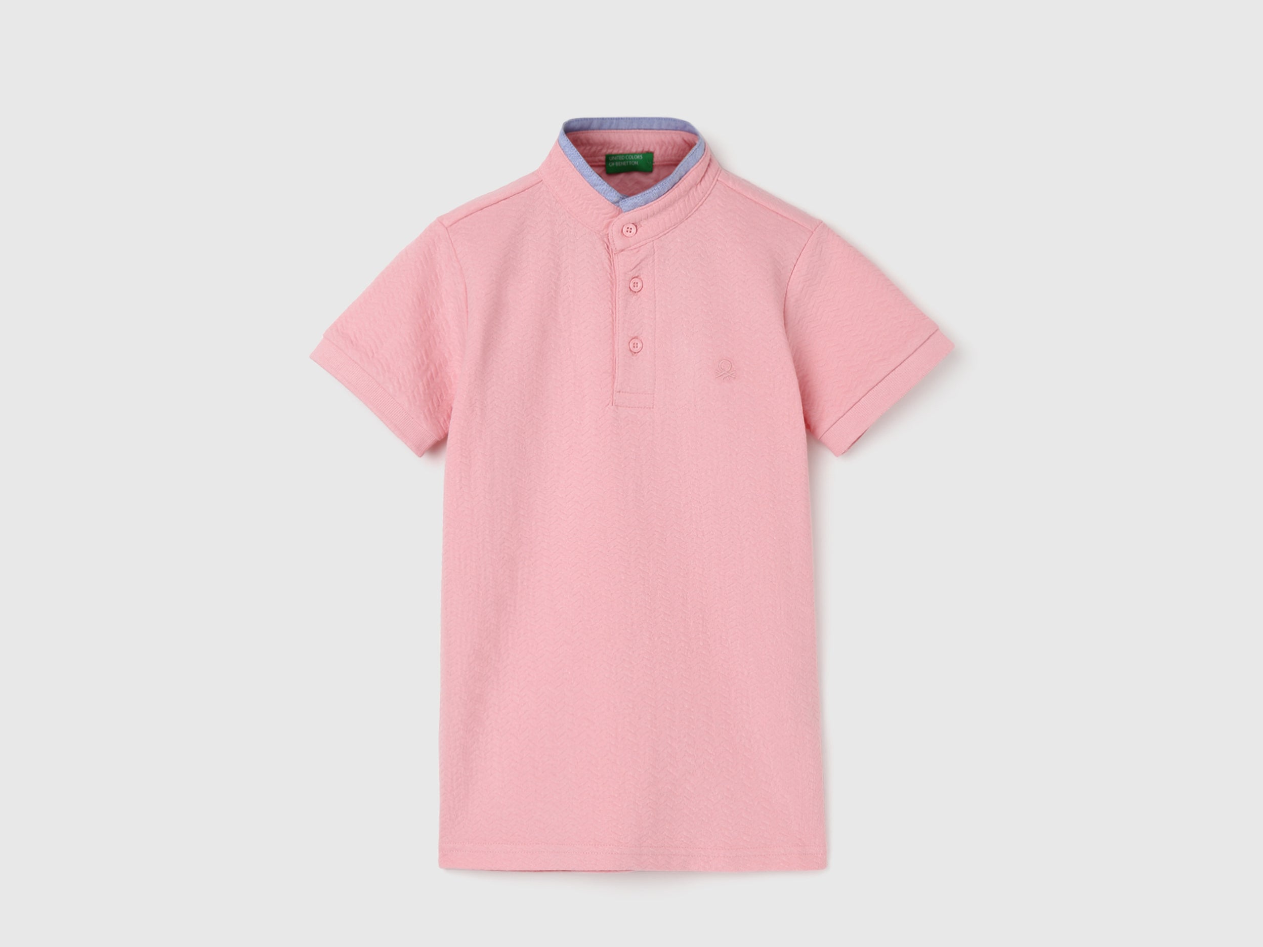 Boy's Regular Fit Polo Collar Patterned Tshirts