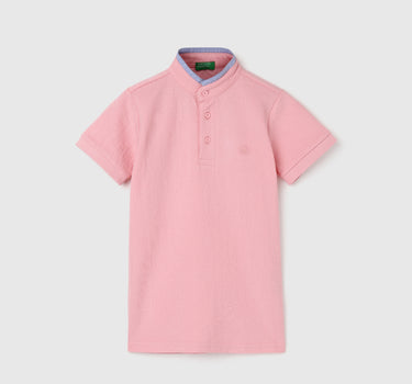 Boy's Regular Fit Polo Collar Patterned Tshirts