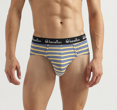 Pack of 2 Striped Low Rise Briefs