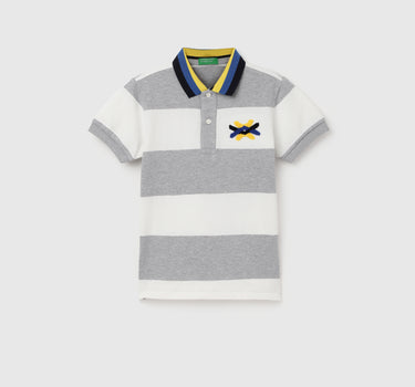 Towel Logo Jacquard Polo Collar Shirt