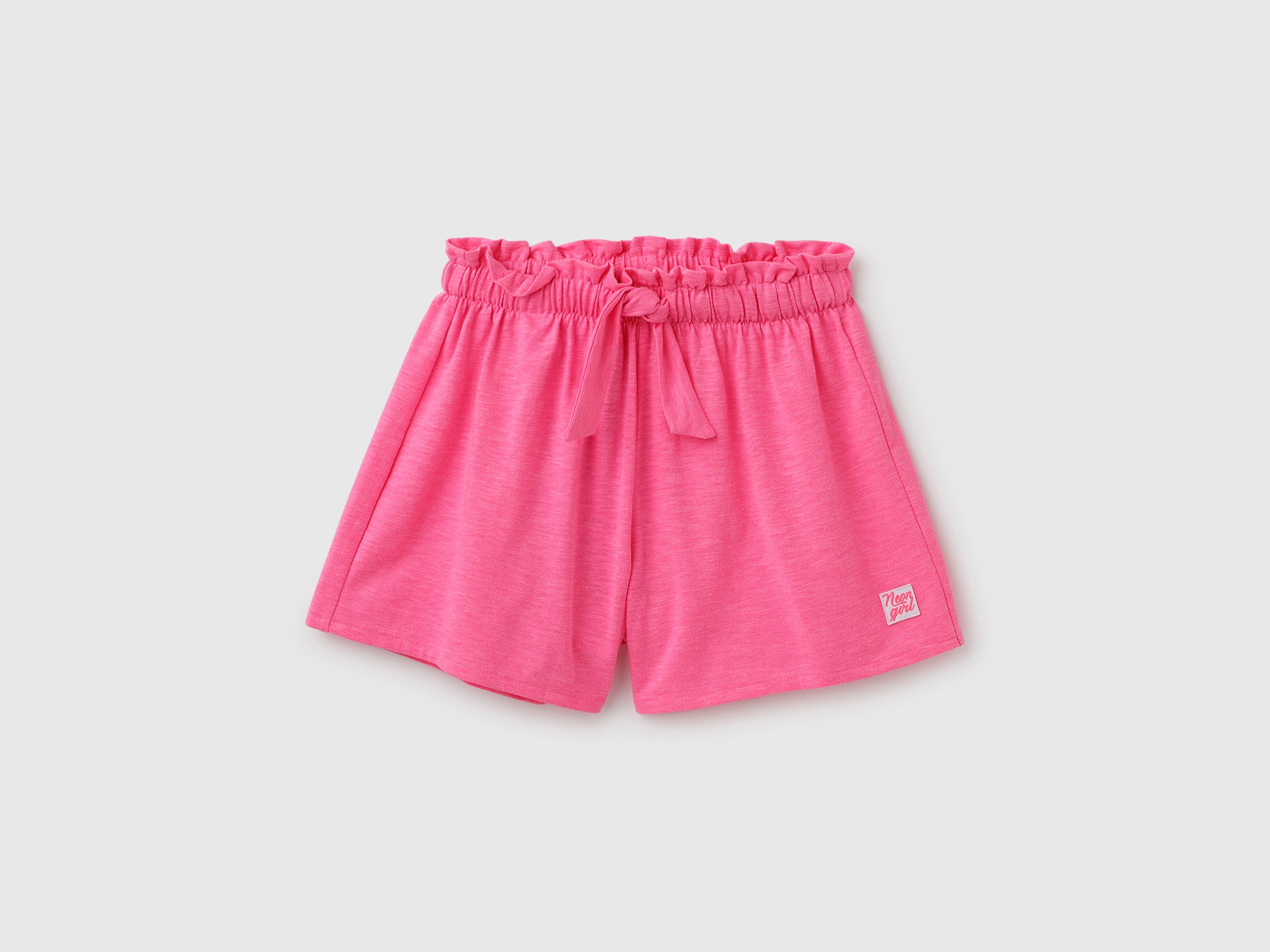 Solid Regular Fit Mid Rise Shorts