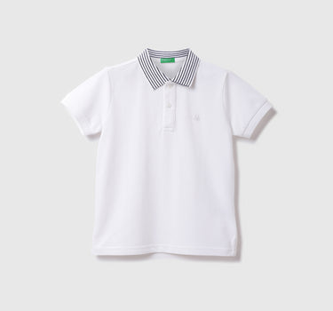 Cotton Solid Polo Neck Boys T-shirts