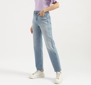 Solid Straight Fit Jeans