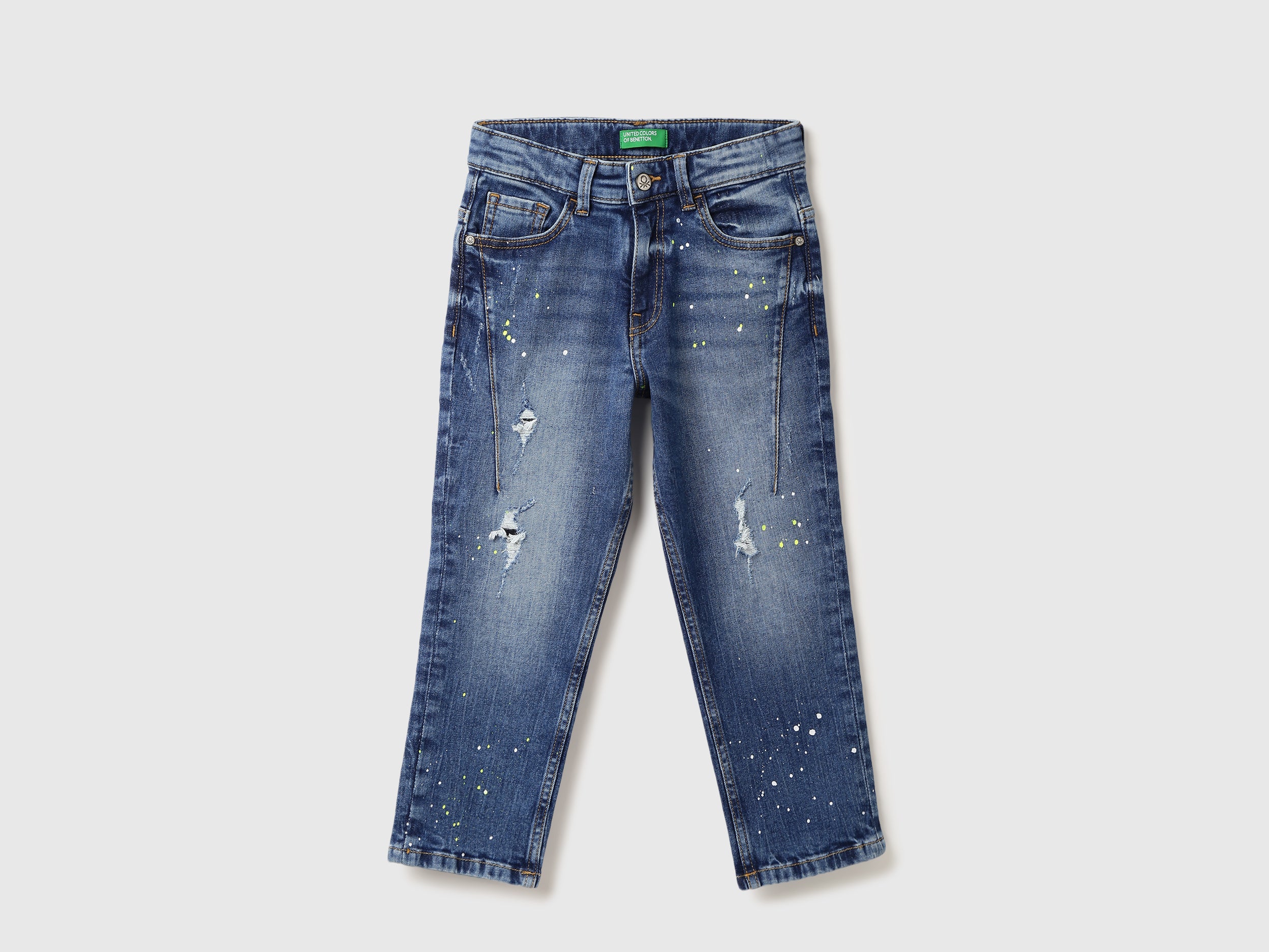 Boys Solid Slouchy Fit Jeans