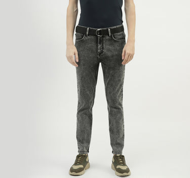 Men Solid Low Crotch Jeans