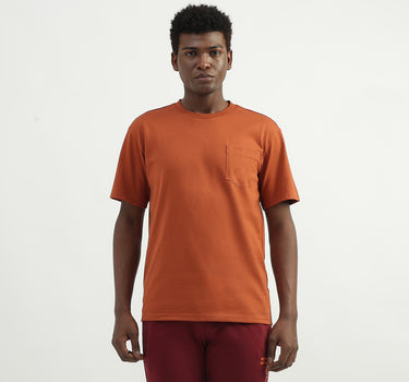 Cotton Solid Round Neck Mens T-shirts