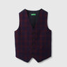 Boys Checked Waistcoat