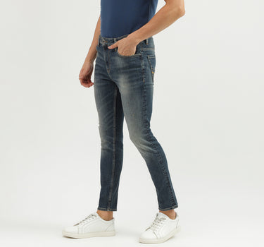 Men's Solid Low Crotch Jeans