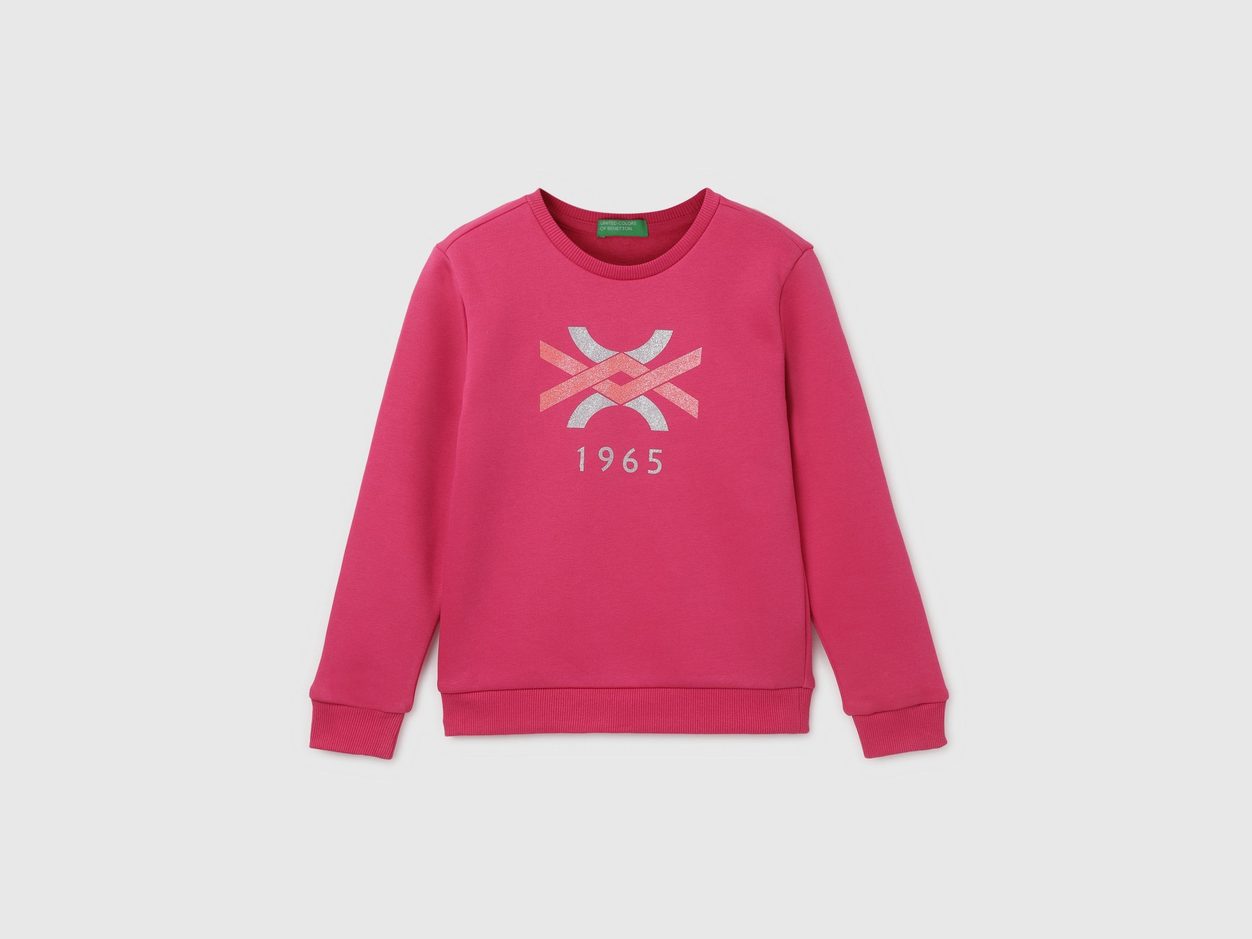 Girl's Regular Fit Crew Neck Printed SweatShirt