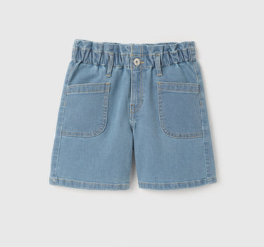 Girl's Solid Regular Fit Shorts