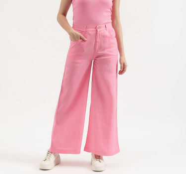 Solid Regular Fit Trousers