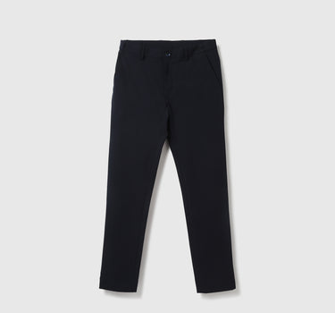 Men Solid Slim Fit Trousers