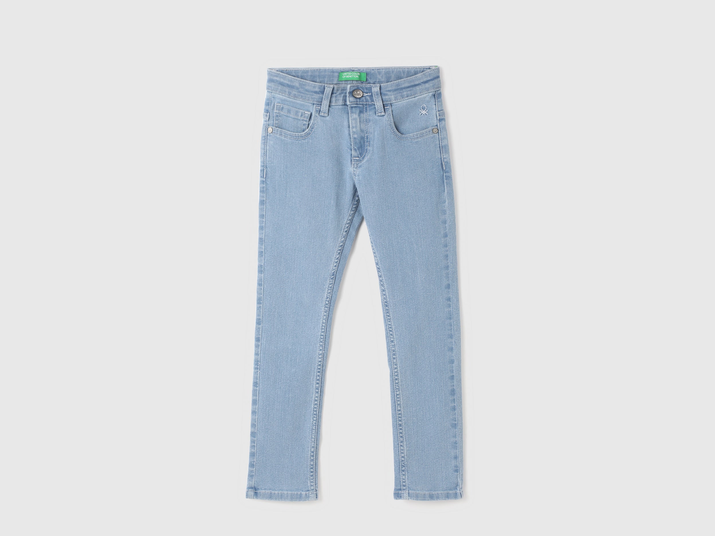 Boy's Solid Slim Fit Jeans