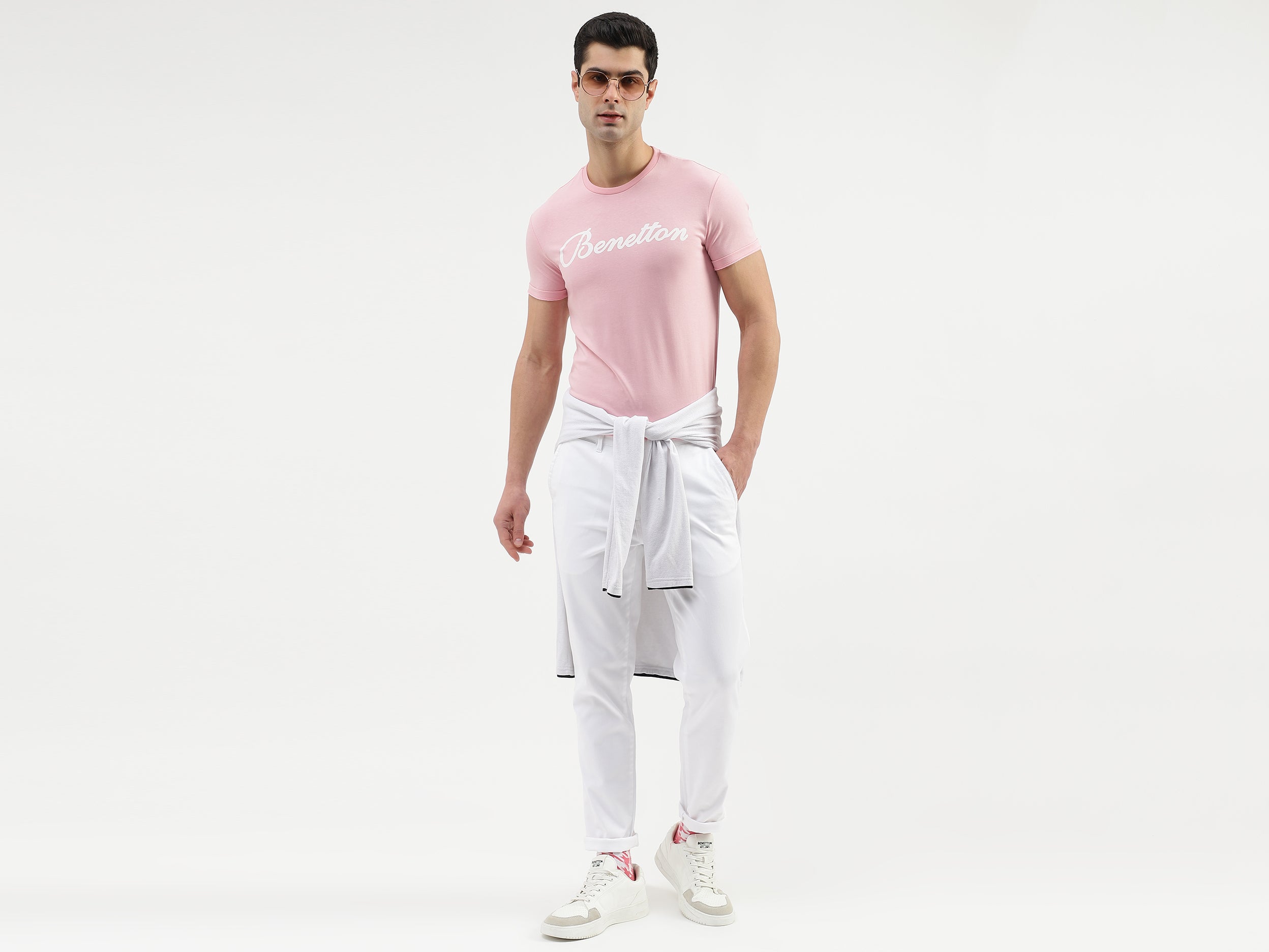 Solid Slim Fit Trousers