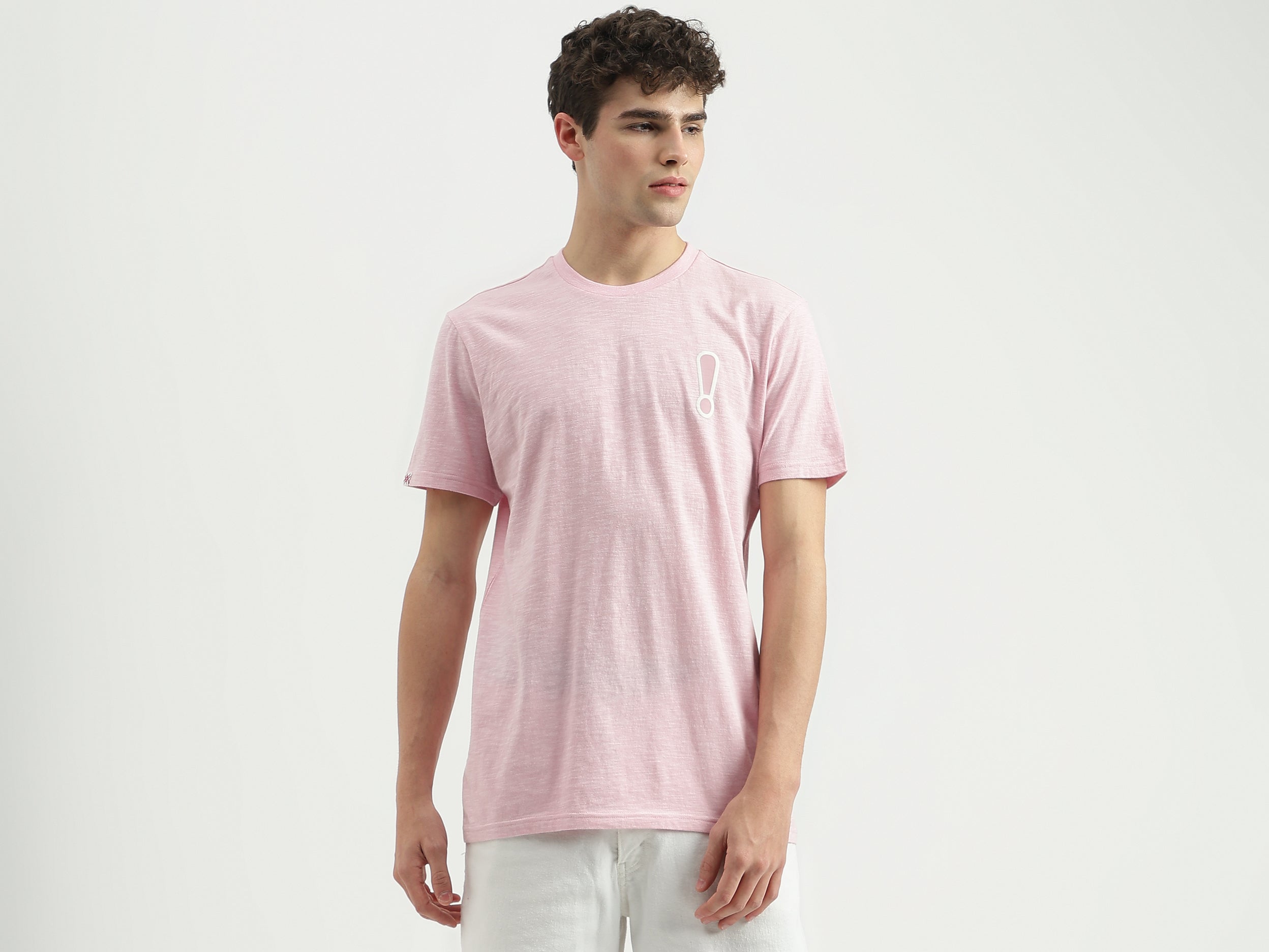 Regular Fit Round Neck Solid T-Shirt