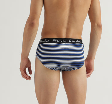 Pack of 2 Striped Low Rise Briefs