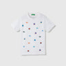 Round Neck Printed Pattern T-Shirt