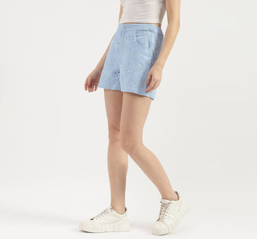 Embroidered Regular Fit Shorts