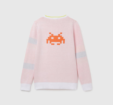 Boy's Regular Fit Crew Neck Knitted Sweater