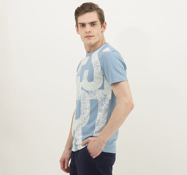 Men Printed Round Neck T-Shirt