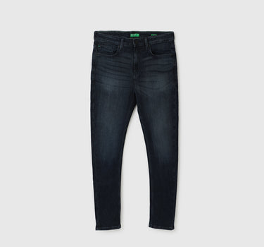 Men Solid Carrot Fit Jeans