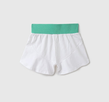 Girls Solid Regular Fit Shorts