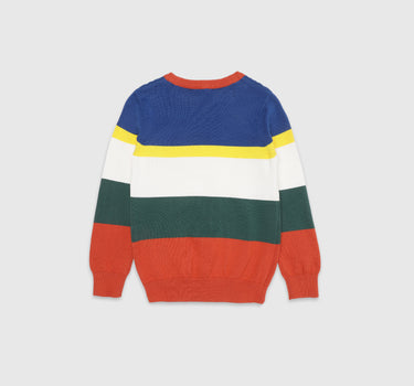 Boys Long Sleeve Stripe Sweatshirt