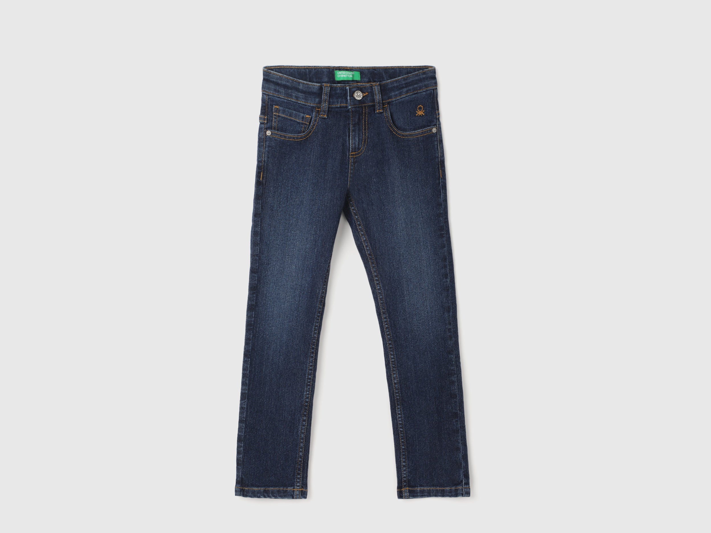 Boy's Solid Slim Fit Jeans