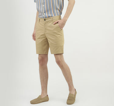 Men Solid Slim Fit Shorts