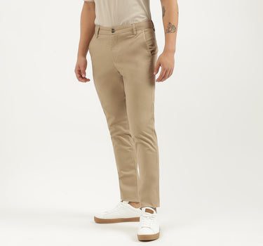 Solid Slim Fit Trousers