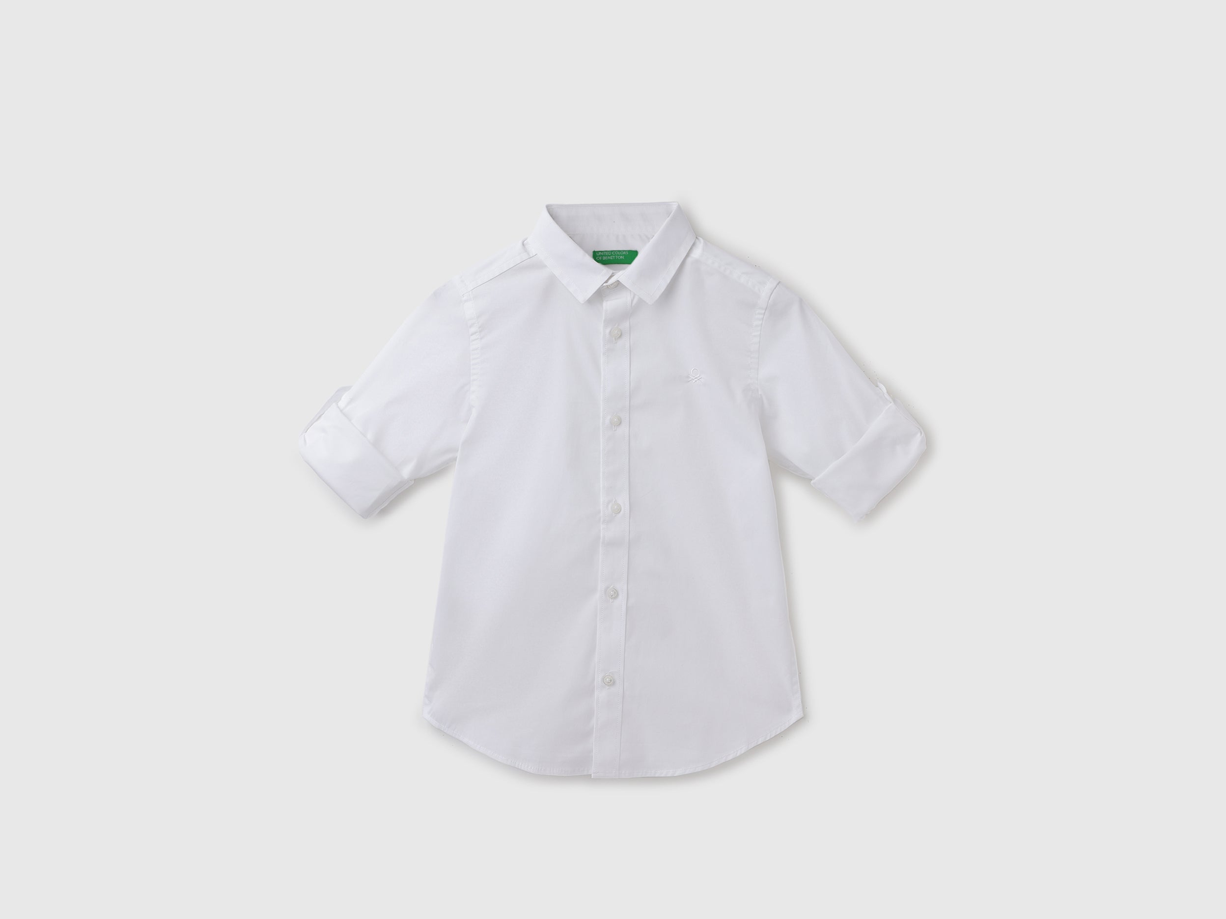 Regular Fit Spread Collar Solid Shirt