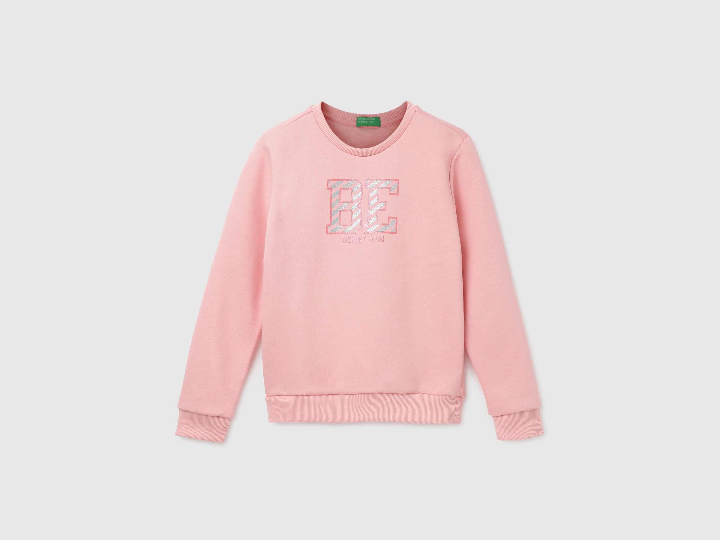 Girl's Regular Fit Crew Neck Printed SweatShirt