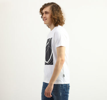 Men Printed Round Neck T-Shirt