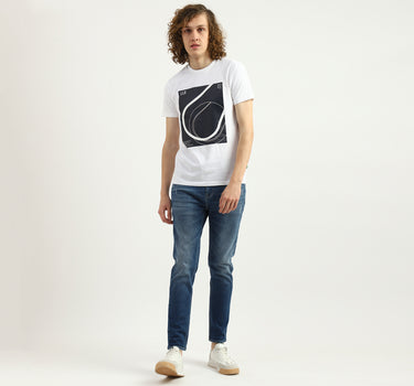 Men Printed Round Neck T-Shirt