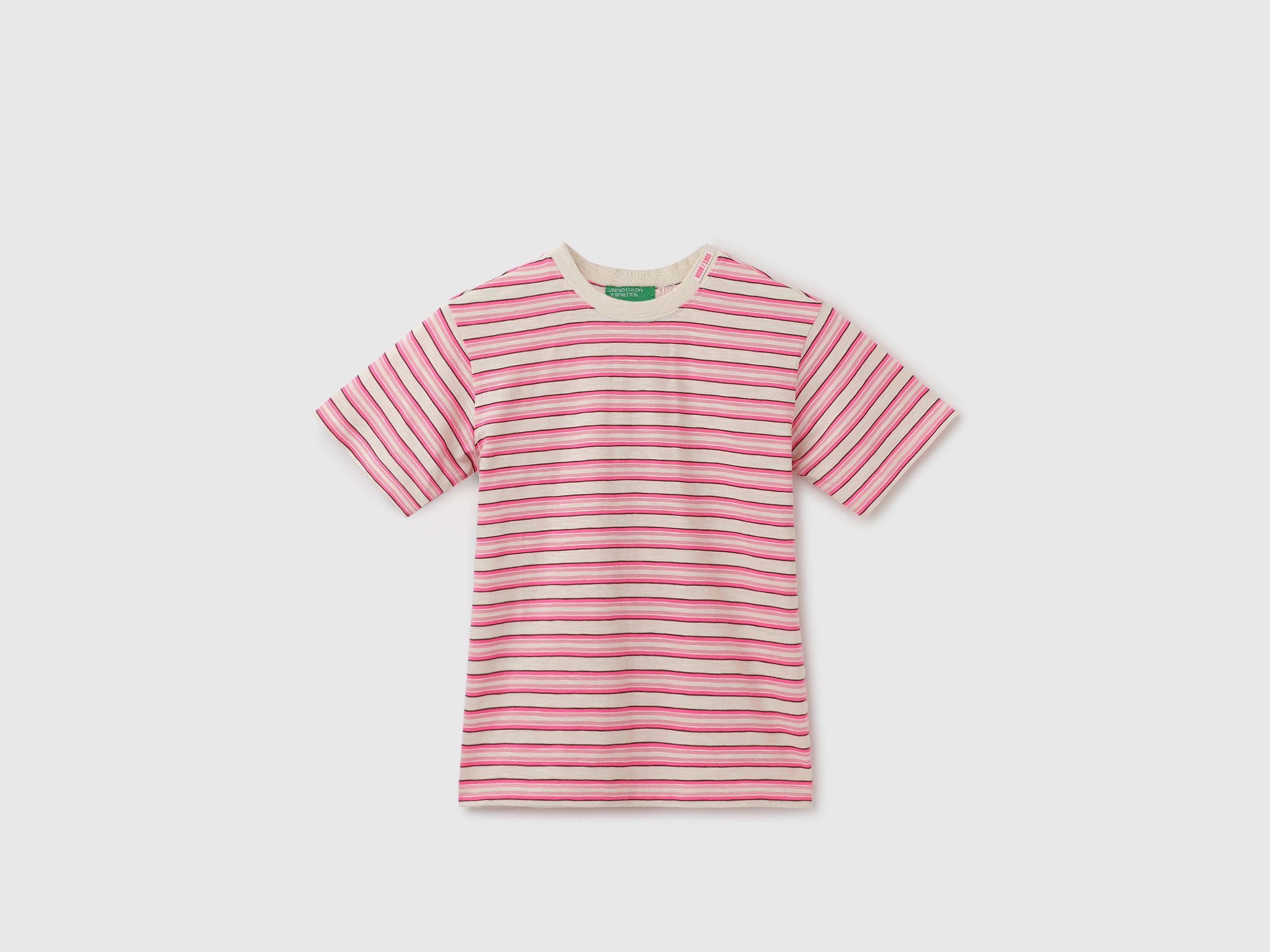 Regular Fit Round Neck Striped T-Shirt