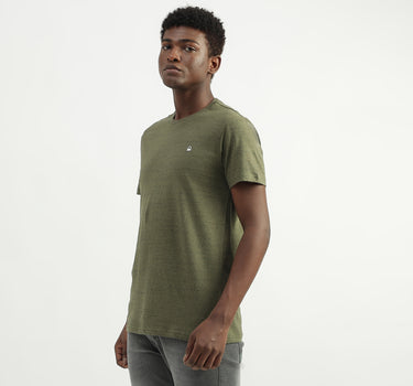 Cotton Solid Round Neck Mens T-shirts