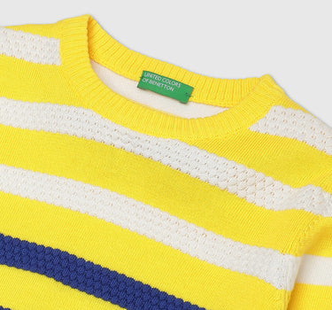 Boys Long Sleeve Stripe Sweatshirt