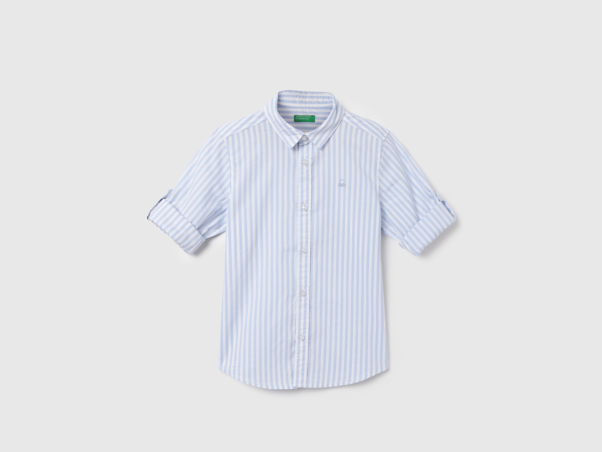 Regular Fit Spread Collar Striped Shirts