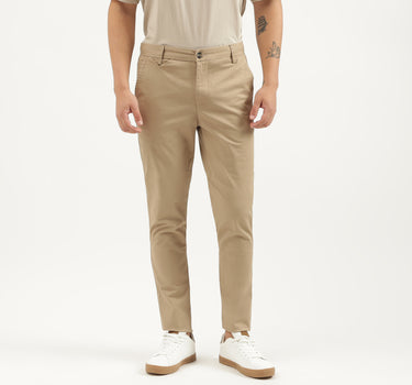 Solid Slim Fit Trousers