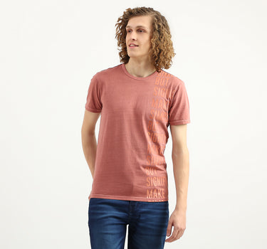 Men Printed Round Neck T-Shirt