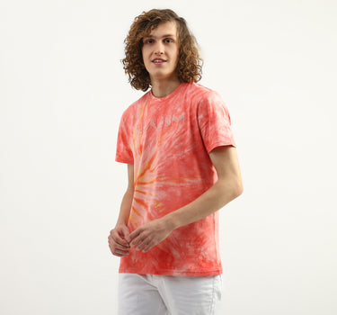 Men Tie & Dye Round Neck T-Shirt