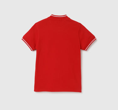 Regular Fit Henley Solid T-Shirt