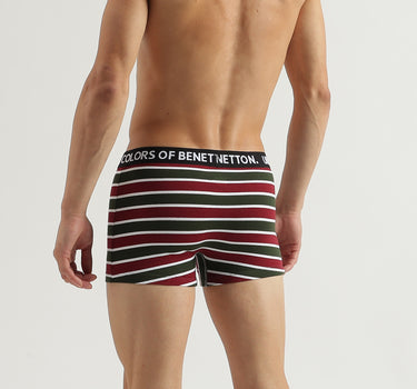 Pack of 3 Solid Colour & Striped Low Rise Briefs